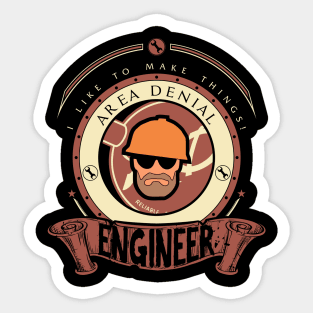 Engineer - Red Team Sticker